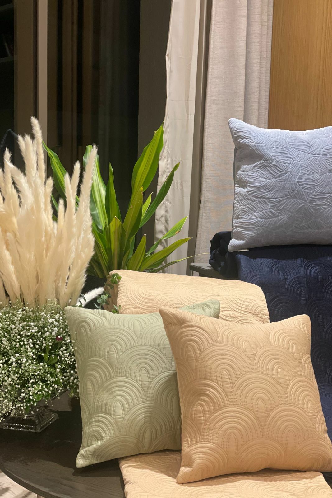 CAMBRE BEIGE COTTON CUSHION COVER