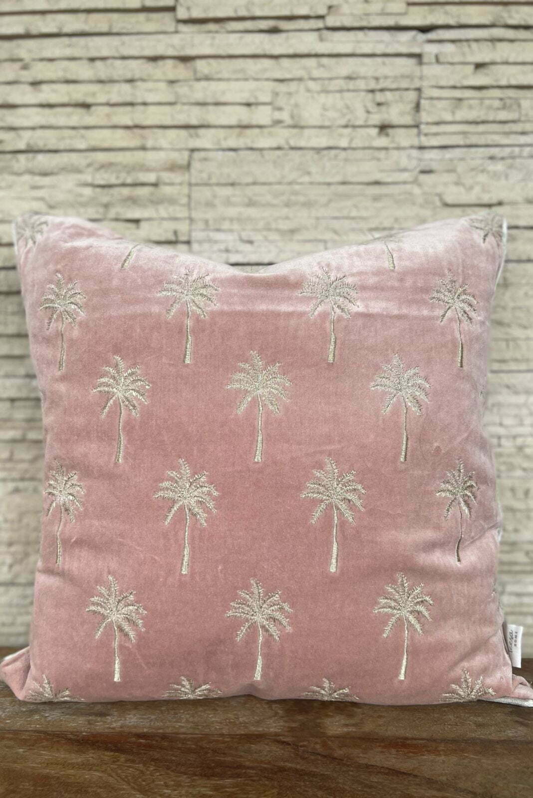 PLUTI PINK VELVET CUSHION COVER