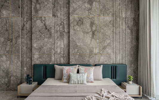 CLIMB OLIVE GREY COTTON SATIN BEDSPREAD SET