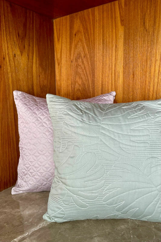 MALTA MINT COTTON CUSHION COVER