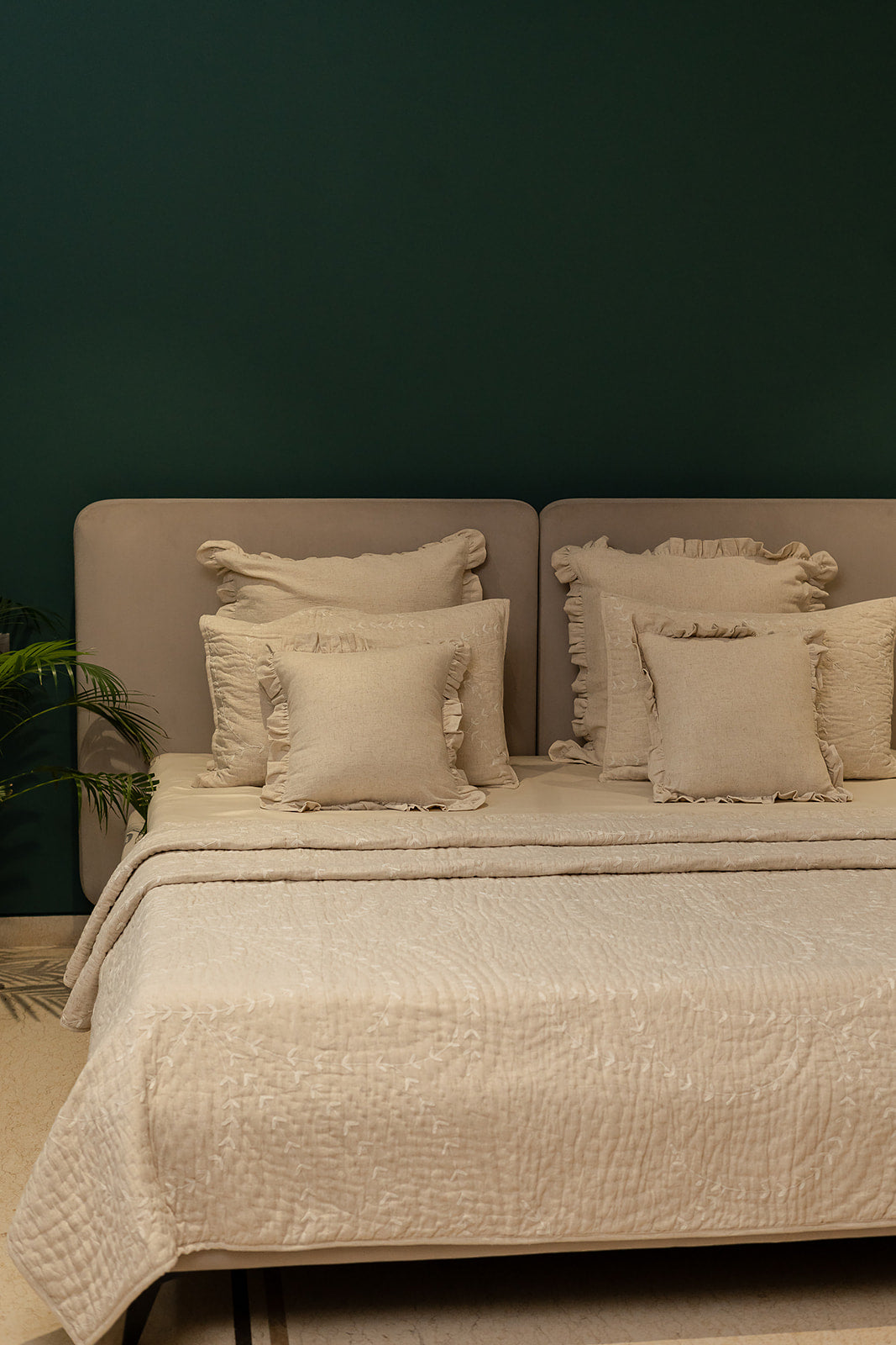 Eden 100% Belgian Flax Bed Spread