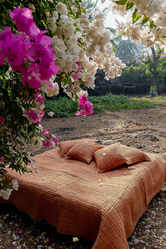 EMMA RUST BEDSPREAD SET