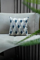 Braid Embroidered Cushion Cover