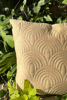 Cambre Beige Cotton Cushion Cover
