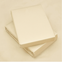 Ivory 400 TC 100% Cotton Bed Sheet