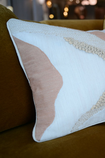 Jasper Embroidered Square Cushion Cover