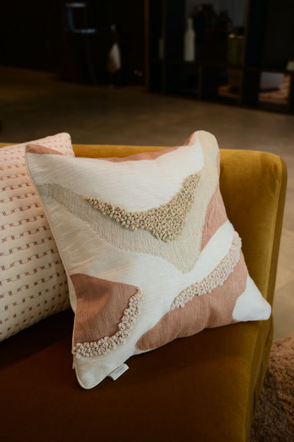 Jasper Embroidered Square Cushion Cover