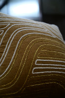 Sakura Brown and Ivory Velvet Cushion Cover