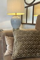 Ura Brown Velvet Cushion Cover