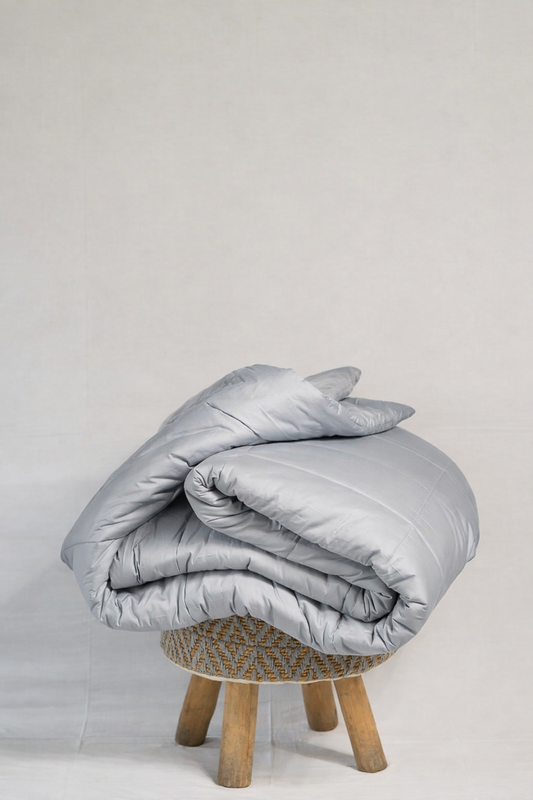 Double Comforter Light Grey