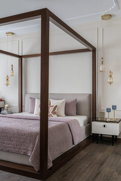 EMMA DUSTY PINK BEDSPREAD SET