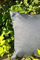 Hampton Blue Grey Cotton Cushion Cover