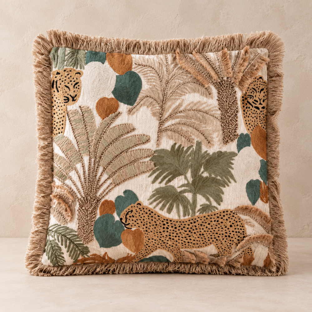 Canopy Embroidered Cushion Cover