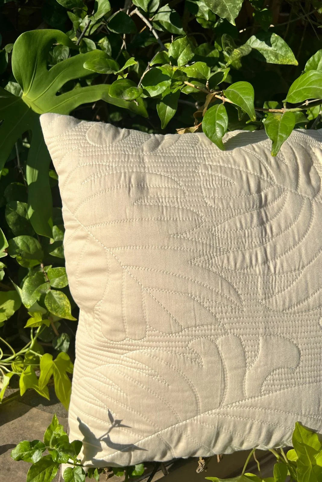 MALTA IVORY COTTON CUSHION COVER