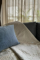 Terra Sky Blue Velvet Cushion Cover