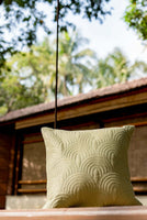 Cambre Sage Green Cotton Cushion Cover