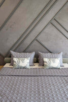 Summer Swirl Embroidered Cushion Cover