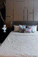 Malta Ivory Cotton Bedspread Set