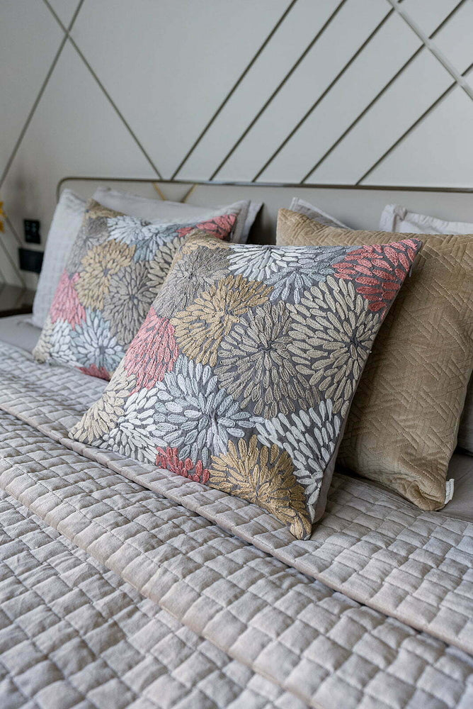Aura Emroidered Cushion Cover