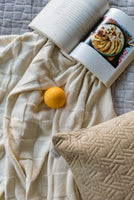 Elsa Ivory Throw