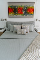Linea Mint Cotton Bedspread Set