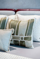 Jade Hand Embroided Cushion Cover