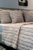 Sahra Bisque Organic Cotton Bedspread Set