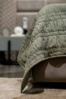 Savannah Green Organic Cotton Bedspread Set