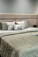 Savannah Green Organic Cotton Bedspread Set