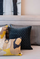 Veloura Blue Velvet Cushion Cover