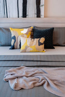 Veloura Blue Velvet Cushion Cover