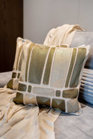 Jade Hand Embroided Cushion Cover