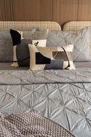 Nebula Slate Blue-grey Bedspread