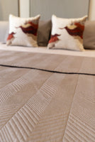 New Climb Olive Grey Bedspread Set