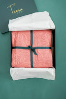 Malta Deep Rose Cotton Bedspread Set