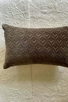 Ura Brown Velvet Cushion Cover